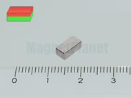8x4x3 mm N45 NEODYM m�gnes has�b