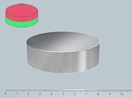 70x30 mm N45 NEODYM m�gnes korong