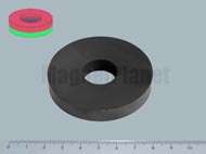 60x10/20 mm Y35 FERRIT m�gnes gy�r�