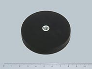 POT-S-IB 66x8 NEODYM r�gz�t� m�gnes menetesfurattal,  gumibevonattal