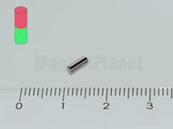 2x4 mm N45 NEODYM m�gnes r�d