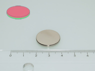 20x2 mm N45 NEODYM m�gnes korong