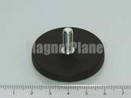POT-S-G 43x6 NEODYM r�gz�t� m�gnes menetes nyakkal,  gumibevonattal