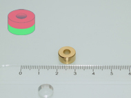 10x5/4 mm N42 NEODYM m�gnes gy�r� Au