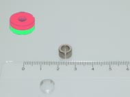 8x5/5 mm N38 NEODYM m�gnes gy�r�